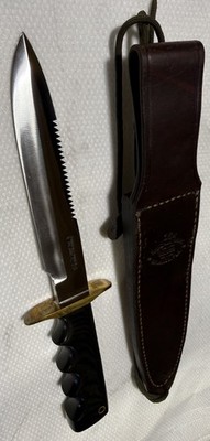 Authentic Randall Knives Model 16 - 7'' Diver Blade w/ Saw Back Great Shape