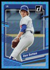 2023 Donruss Don Sutton #156 BASEBALL Los Angeles Dodgers Holo Carolina Blue