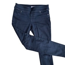 Chicos So Slimming Black Pull On Stretchy Jeans Small Jeggings Black Size 4/6