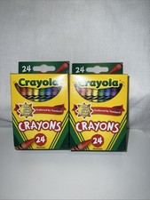 New - Free Shipping Crayola Crayons 2 Boxes 24 Count