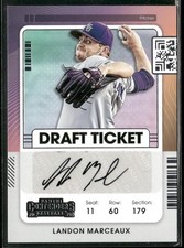 2021 Panini Contenders #DT2-LM Landon Marceaux Draft Ticket 2