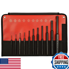 Mayhew 66253 11-Piece Hardened Steel Pin Punch 11 Piece Metric