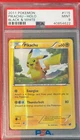 PSA 9 Pokemon Pikachu Holo Card 115/114 Black and White Textured Secret Rare