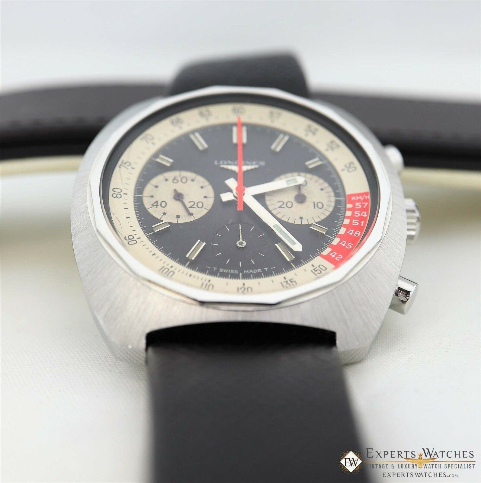 Factory Serviced Vintage LONGINES 8226 Cal 330 Valjoux 72 Chronograph W/Certific image 4