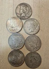 Lot Of 7 Peace Dollars 1922-1935