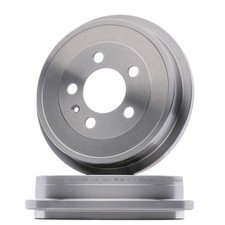 2x ATE 24.0220-0037.1 Bremstrommeln Ø200,0mm Hinten für VW POLO (9N)