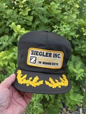 🔥 Vintage 70s-80s ZIEGLER CATERPILLAR MINNESOTA snapback Hat ~ K-Brand