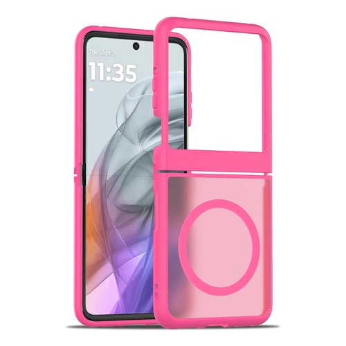 Mag-Safe Case w/ Tempered Glass Flim For Motorola Razr Ultra 2025/Razr 50 Ultra