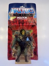 1982 MOTU Skeletor Mattel 5042 Sealed on Card Vintage Masters of the Universe