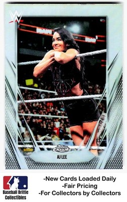 2026 Topps Chrome WWE #105 AJ Lee Refractor