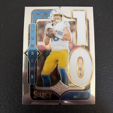 2024 Panini Select - Select Numbers Justin Herbert #17