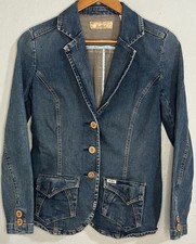 Vintage LEVI STRAUSS SIGNATURE Jacket Denim Blazer Pockets Women s Size Small