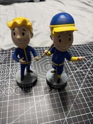 Fallout Vault Boy 111 Bobblehead Big Guns Big Leagues 5  Set Lot