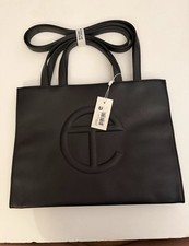 New Telfar Black Medium Shopping Bag