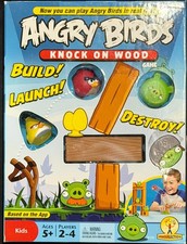Mattel Imaginaction Based on App ANGRY BIRDS KNOCK ON WOOD GAME