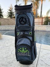 Scotty Cameron 2021 Circle T British Open Blue/Lime Green Explorer Cart Bag