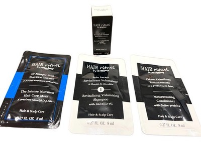 Lot Of 4 Hair Rituel by Sisley Trial-Sized Hair And Scalp Care Items