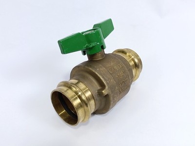 Cimberio cim 1222CRNL No Lead Ball Valve, 11/4'', 250psi, 35mm, Butterfly Handle