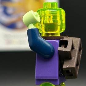 LEGO BRAND Ghost Ninja Hackler njo144 NINJAGO MINIFIGURE with weapons 70736+