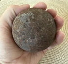 Civil War 4 Pound Cannon Ball (Cannonball) ~ 3 In Diameter Antique USA Militaria