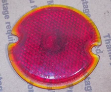 STIMSONITE 1539 Red Glass 1933-36 Ford Tail Light Lens VINTAGE USED bx172A