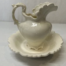 Small Wash Stand Bowl and Pitcher 8" x 9" bowl.