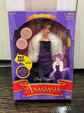 Galoob Anastasia Paris Elegance Fashion Doll 1997 con occhiali da opera e vestito