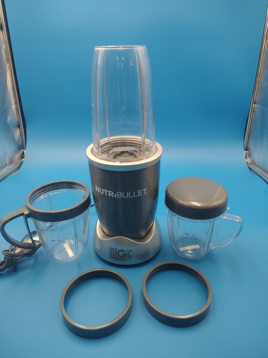 NutriBullet NB-101B 600 WATT Blender Dark Grey With Extra Cups