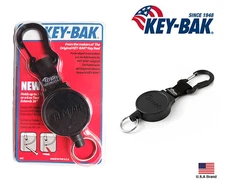 Key-Bak MID6 Retractable Key Belt Loop Standard Duty - 36" Polyester / 6 oz