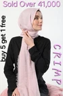 New Style Crimp BUY 5 GET 1 FREE Hijab Scarf Headscarf Crinkle Wrap Shawl Maxi