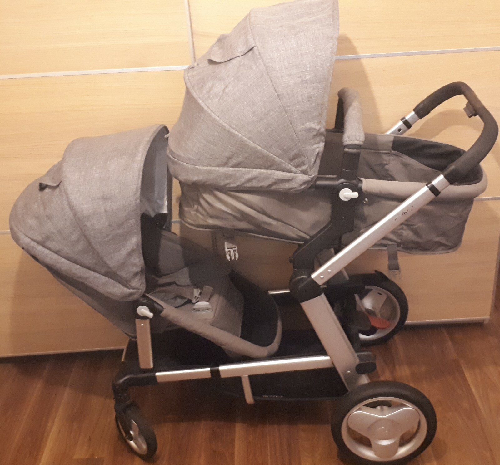 mothercare double pram