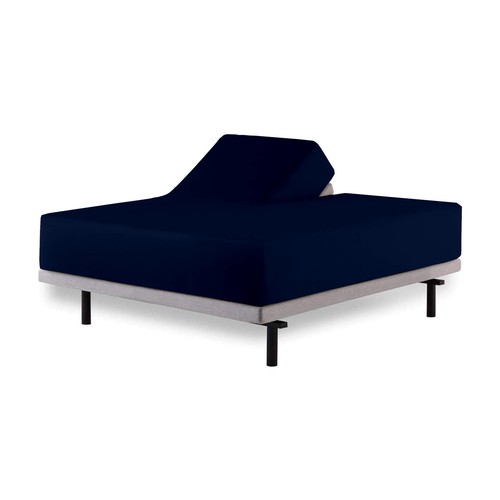 Top Head Split Sheet- 32" Adjustable Top Head, Extra Deep Pocket Navy Color - Picture 2 of 8