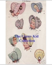 Vintage Hats Pattern Size 19"  #1526