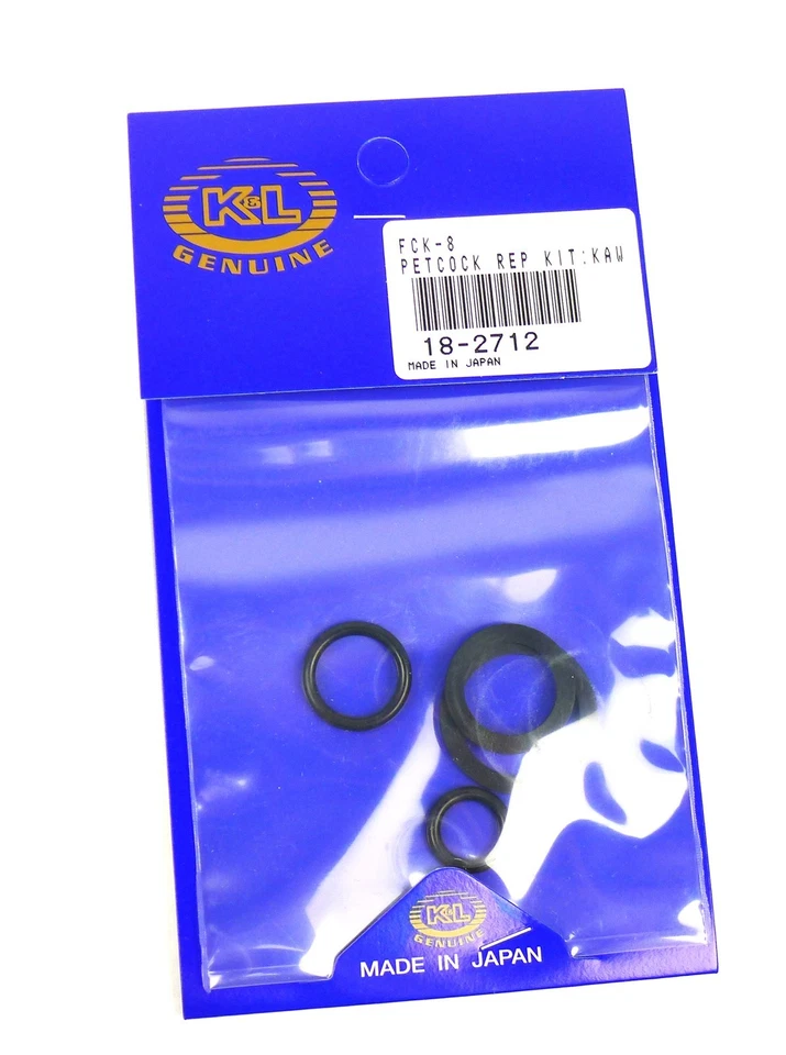 Kit de reparación de palanca de combustible K&L válvula de cierre Kawasaki KH250 S1 S2 KH400 S3 Foto 2 de 2