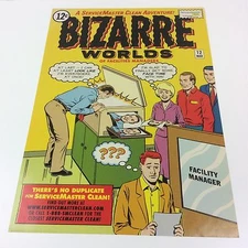 "Bizarre Worlds" Servicemaster Advertising Promo Comic Book Cover Art Poster