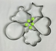 5 Stück Omelett / Eier  Former aus Edelstahl Spiegeleiform Pfannkuchen Backform