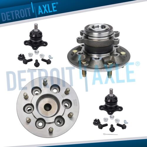 RWD Front Wheel Bearing Hubs Ball Joint for 2009-2012 Chevvy Colorado GMC Canyon - Photo 1/7