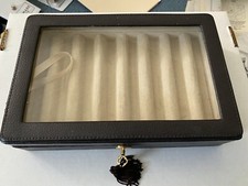 Brown Leather and Suede - Pen Box New