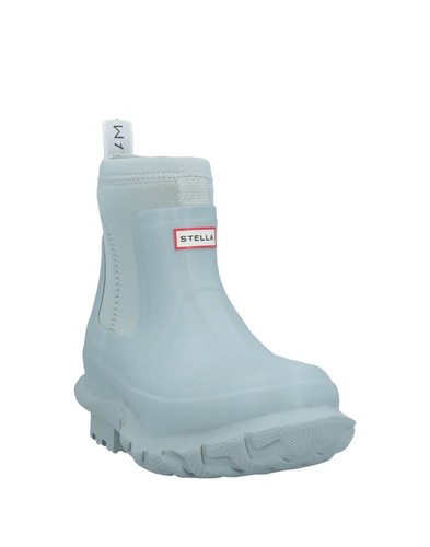 RRP €350 STELLA MCCARTNEY x HUNTER Wellington US5 UK3 EU36 Logo Grey Round Toe - Foto 2 di 9