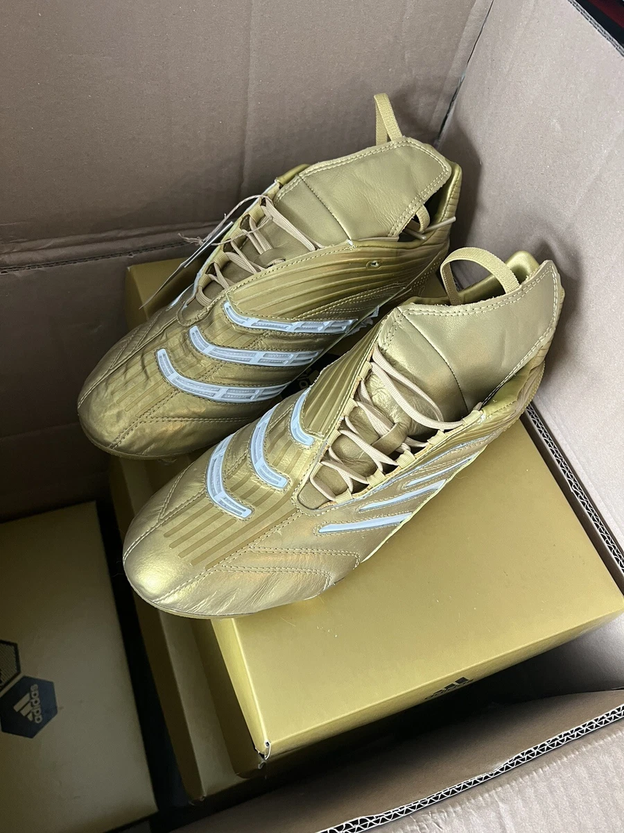 adidas Predator Absolute Gold FG Limited Edition Zidane Cleats HP9137 US 9.5