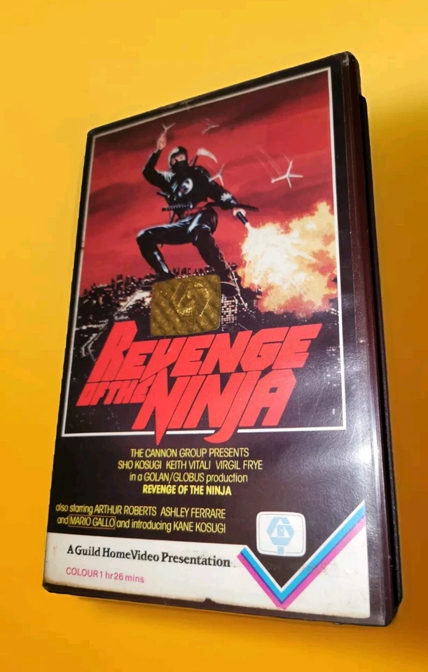 Pre Cert Revenge Of The Ninja VHS PAL UK 1983 Original Guild Big Box Ex Rental  - Image 2 of 4