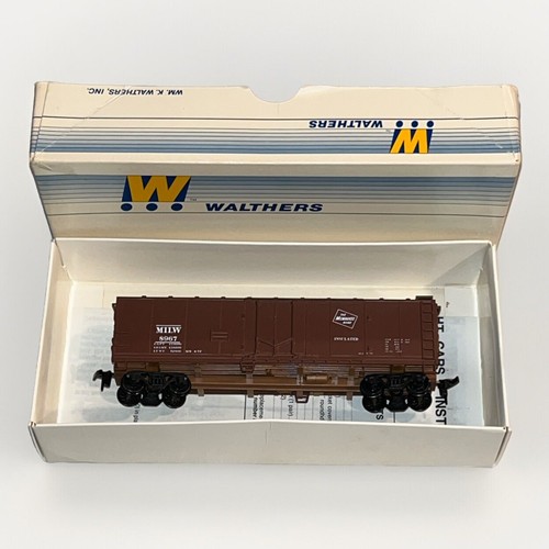 ✅ Walthers 932-3211 HO MILWAUKEE ROAD 40’ Plug Door Steel Boxcar READY TO ROLL