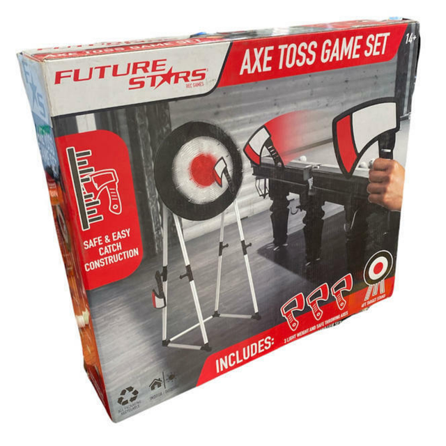 Future Stars Black Series Axe Toss Game Set 4ft Target 3 Axes Throwing For Sale Online EBay