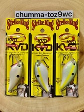 KVD1.5 (Lot Of 3) “Hard Knock” Square-bill Crankbait, Strike King, Bass, NWT!