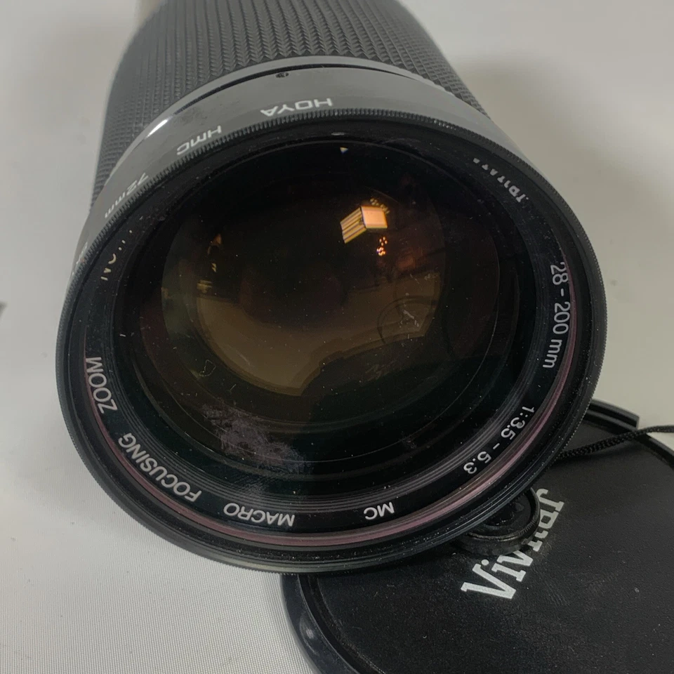 Vivitar 28-200mm f3.5-f5.3 MC Macro Focusing Zoom Lens for Minolta MD Mount SLR - Image 2 of 4