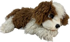 Knickerbocker Animals of Distinction Brown/White Shaggy Dog Puppy Plush Stuffed