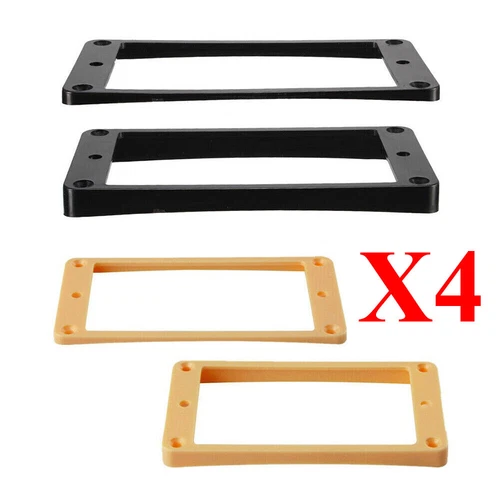 4xGuitar Humbucker Pickup Rings Curved Bottom Frame for Les Paul Epiphone SG NEW