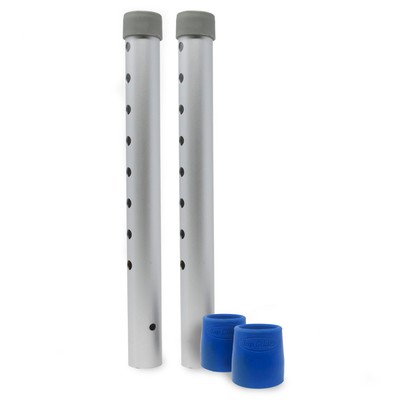 Top Glides Universal Walker Replacement Legs with Steel-Reinforced Rubber Tips -