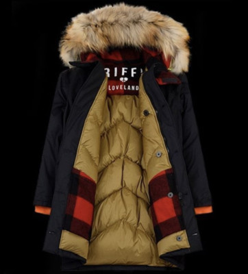 Griffin Studio X Woolrich Multicolor Sleeping Bag Coat Winter Coat