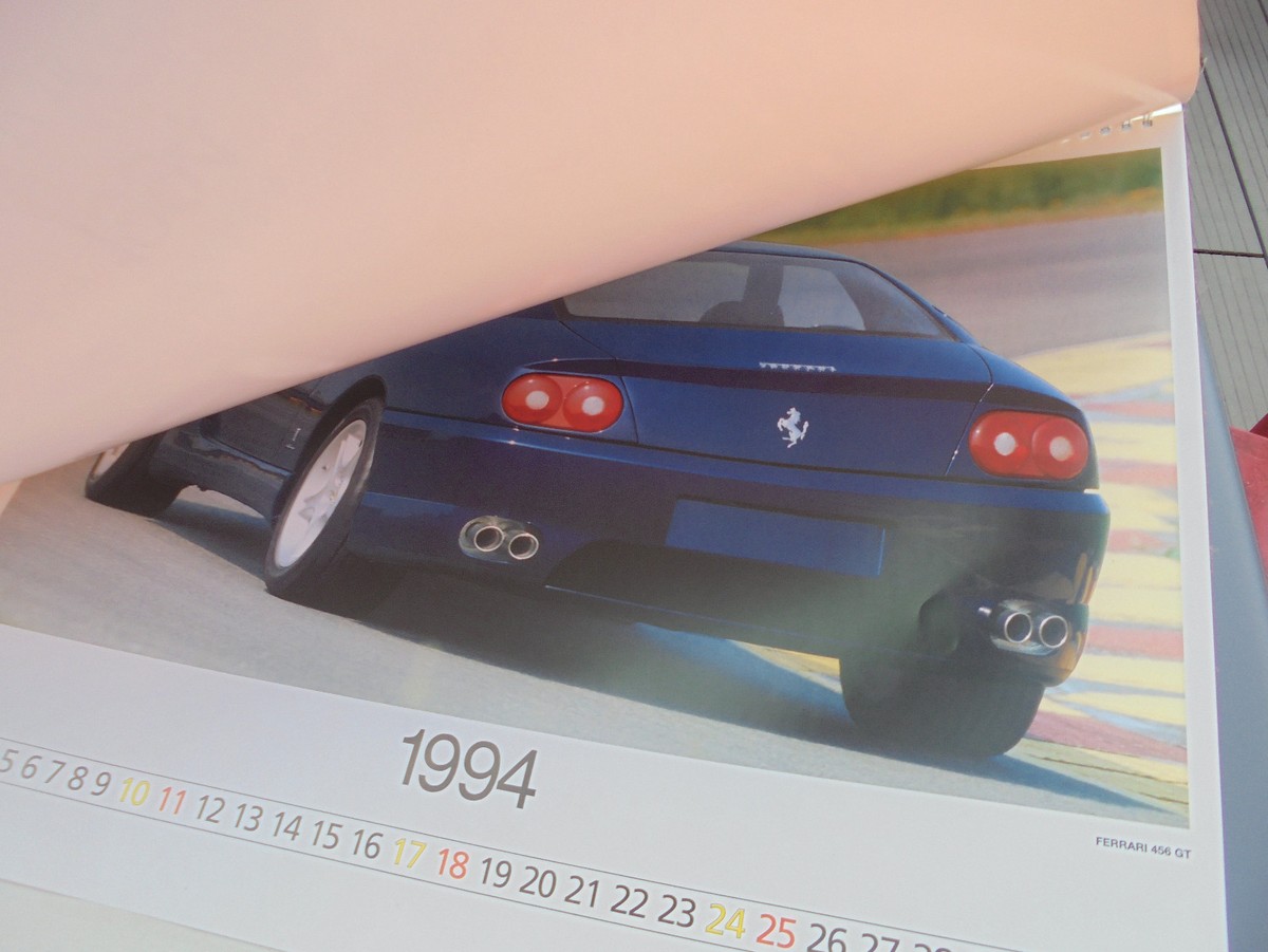 Calendrier AGIP-FERRARI 1974-1994 – Tourisme Et Formule 1 – Vintage